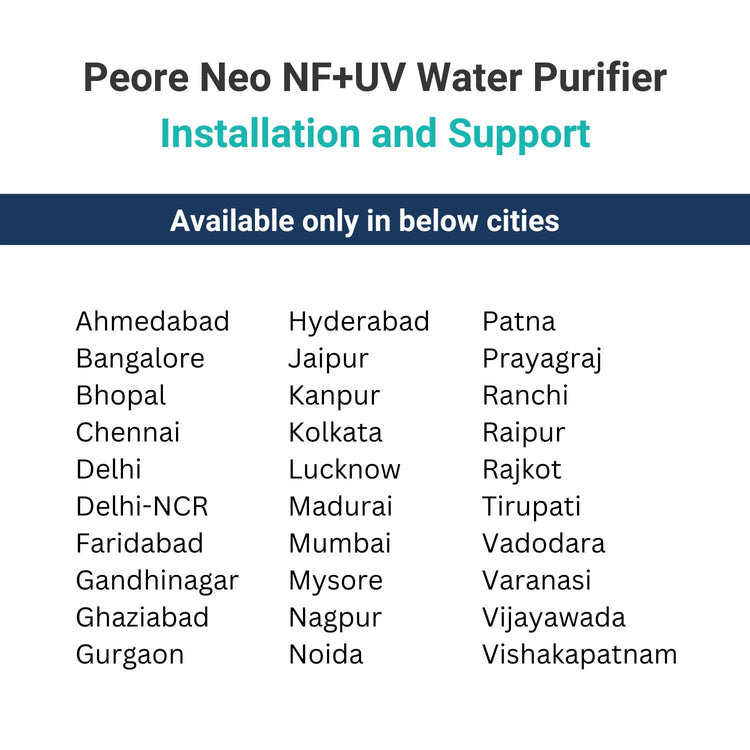 Peore Neo NF+UV Water Purifier