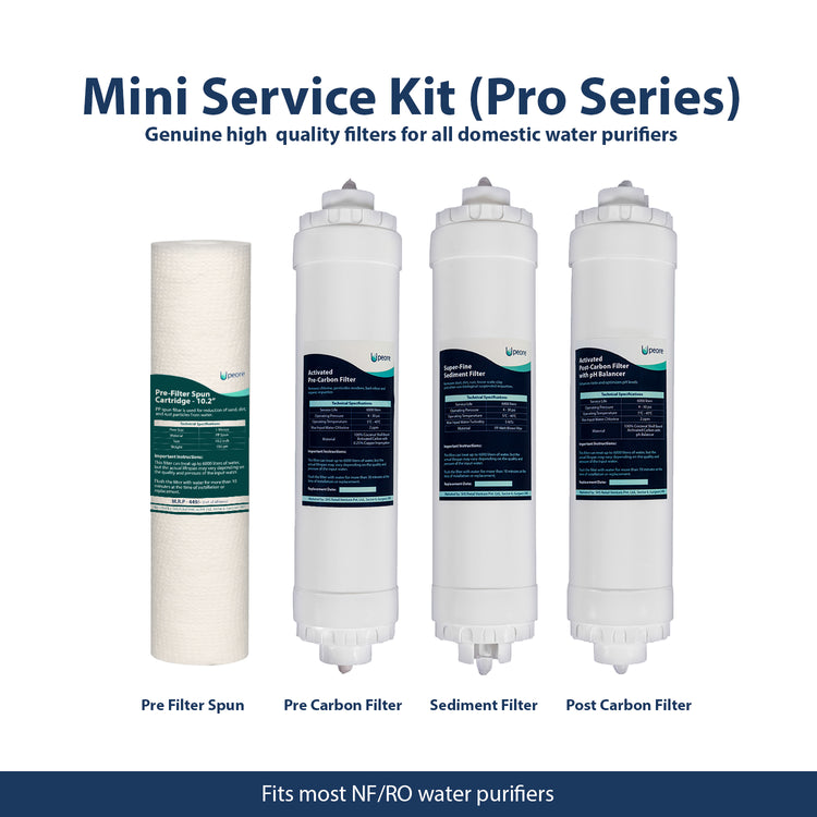 RO/NF Mini Service Kit for Pro Series Water Purifier