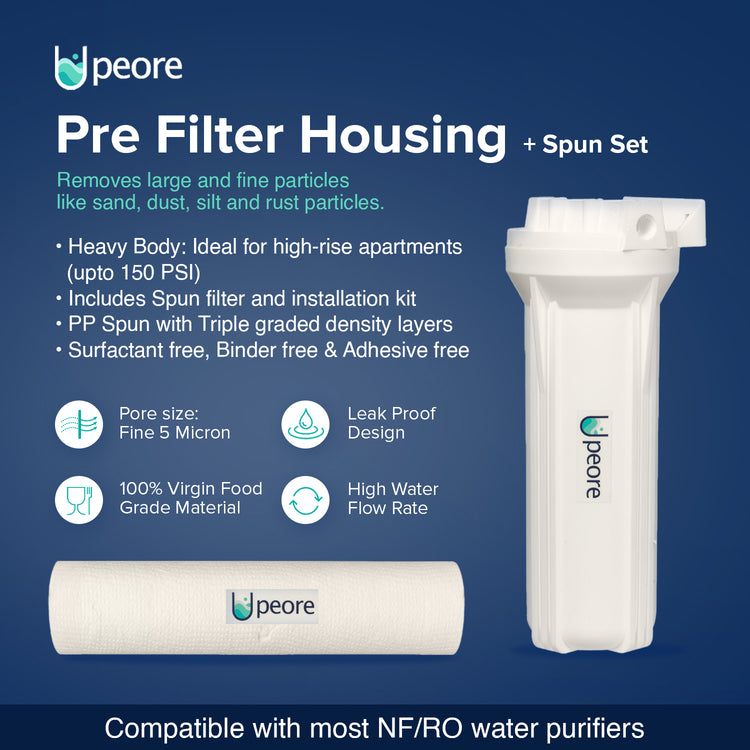Pre Filter Housing + Spun Set