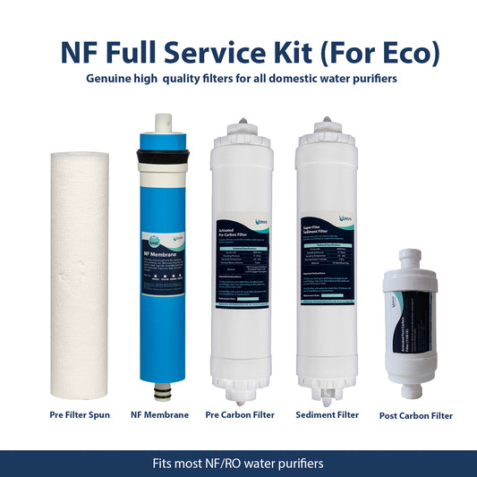 Nano Filtration (NF) Full Service Kit for Peore Eco Water Purifier