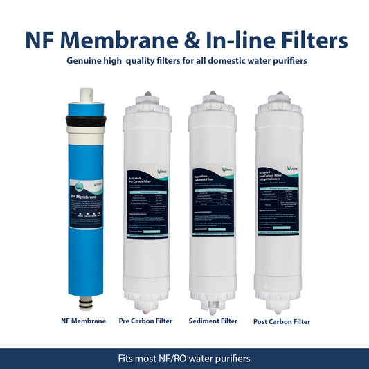 Nano Filtration (NF) Membrane + In-line Filters